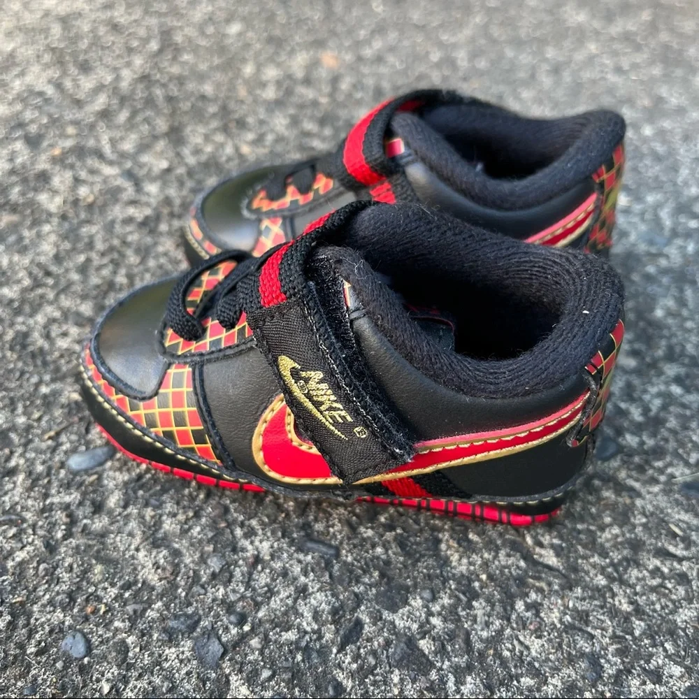 Nike Crib Shoes Black Red Checkered Nike Vandal 2C